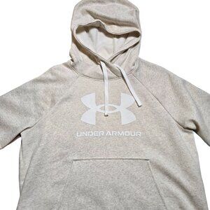 Under Armor Cream Color Short Sleeve Hoodie Size L New Without‎ Tags
